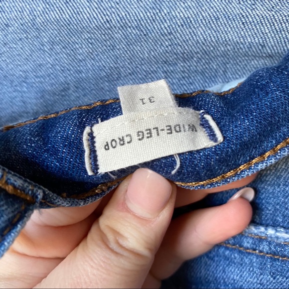 EUC Madewell wide leg crop - Picture 2 of 3